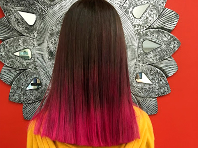 Dovela cabello pintado